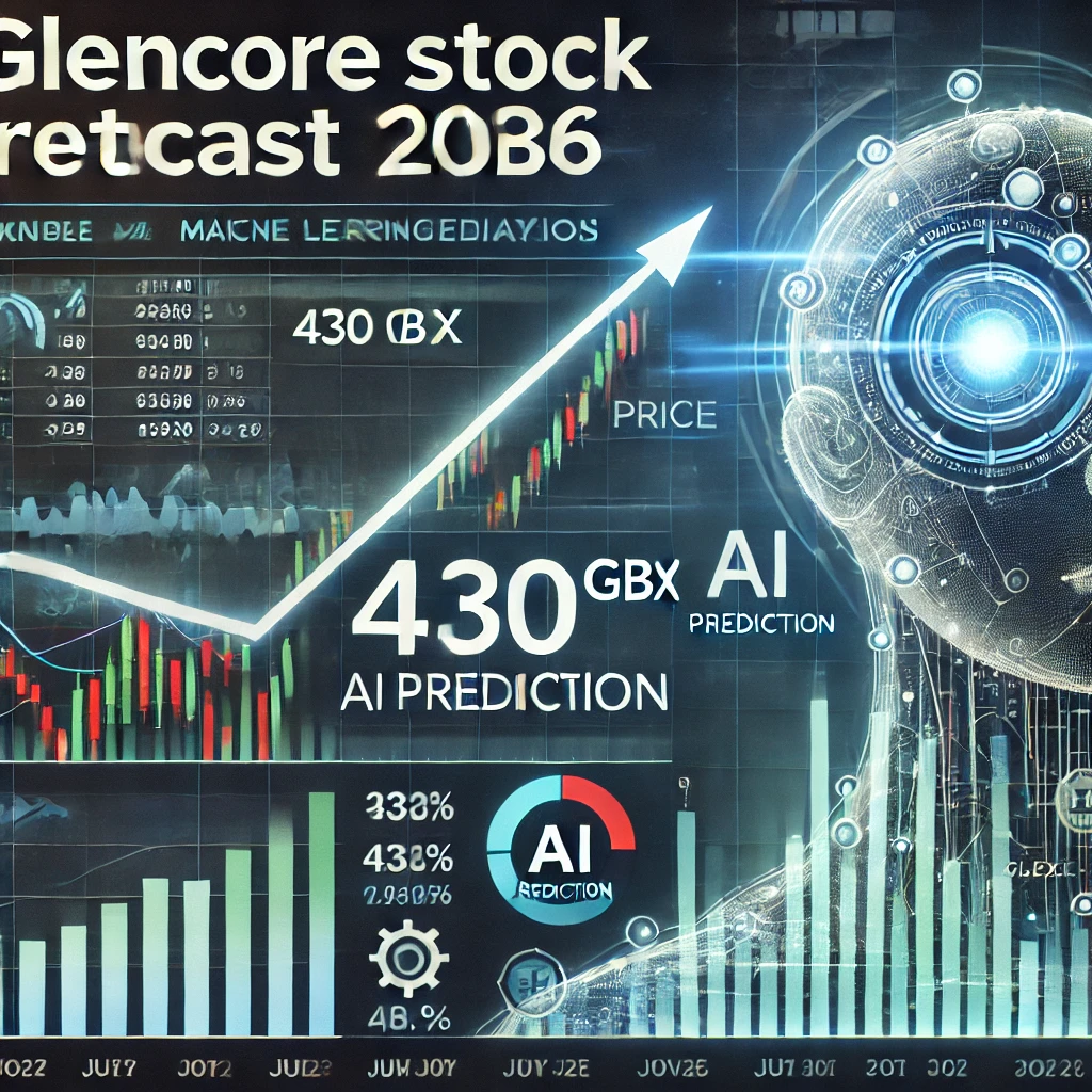 AI Projection of Glencore plc (GLEN.L) Share Price to 430 by June 2026