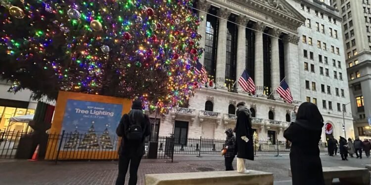 New York Stock Exchange in New York's Financial District